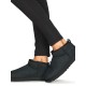 Ugg Australia Classic Ultra Mini Suede Γυναικεία Μποτάκια με Γούνα Μαύρα 1116109-BLK